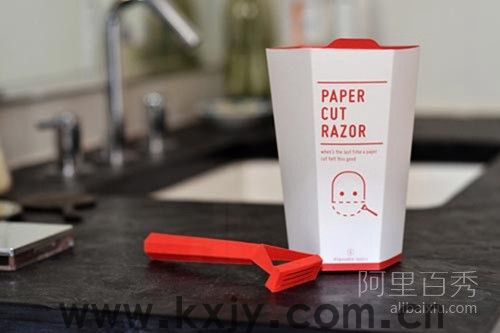 可以刮净胡须的纸质剃须刀--开心家园