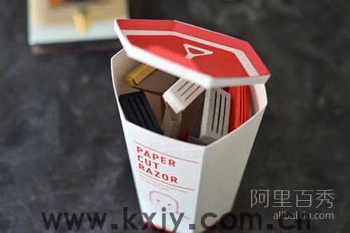 可以刮净胡须的纸质剃须刀--开心家园
