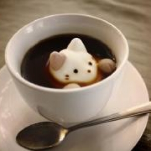 超可爱的猫肉球棉花糖